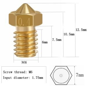 30 Stück Düsen 0,4 mm 0,2 mm 0,6 mm,3D-Drucker Messing Stainless Steel-Hotend-Düsen mit für 1,75 mm Filament Hot Ends V5, V6, für Anycubic i3 Mega Chiron Prusa i3 MK3/MK3S/Mega/Kobra Neo - Image 4