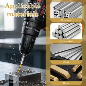 7 Stück Gewindebohrer Set HSS-Titan M2 M2.5 M3 M3.5 M4 M5 M6 für Metall - Image 4