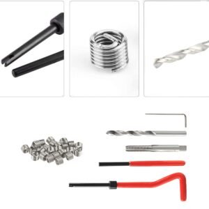 Gewindereparatursatz M6 x 1,0mm 30 Stück, Edelstahl Helicoil Auto Reparatur - Image 4